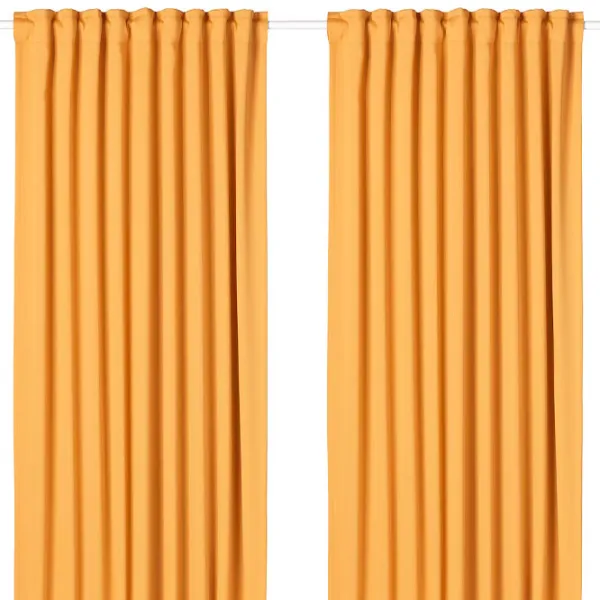 Шторы Ikea Majgull Желтый / Полиэстер photo 1