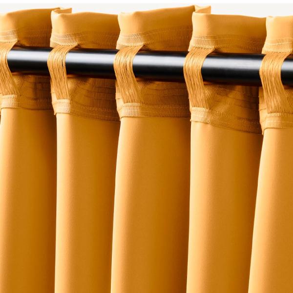 Шторы Ikea Majgull Желтый / Полиэстер photo 4