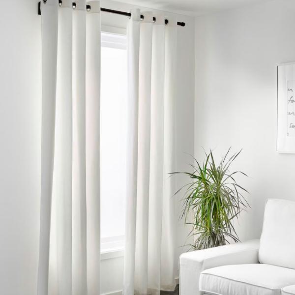 Шторы Ikea Merete Белый / Хлопок photo 4