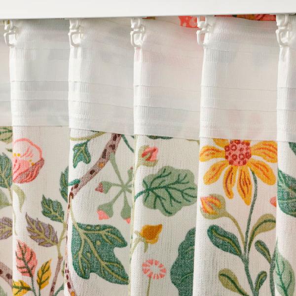 Шторы Ikea Vildpersilja Разноцветный / Хлопок photo 2