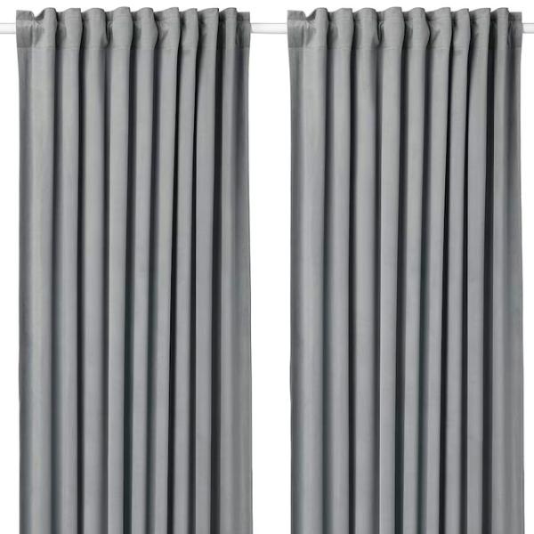 Шторы Ikea Sandsvingel Серый / Полиэстер photo 1