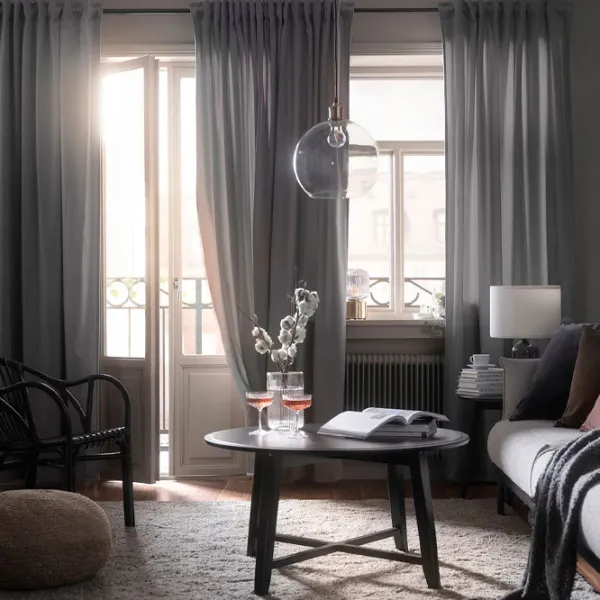 Шторы Ikea Sandsvingel Серый / Полиэстер photo 5