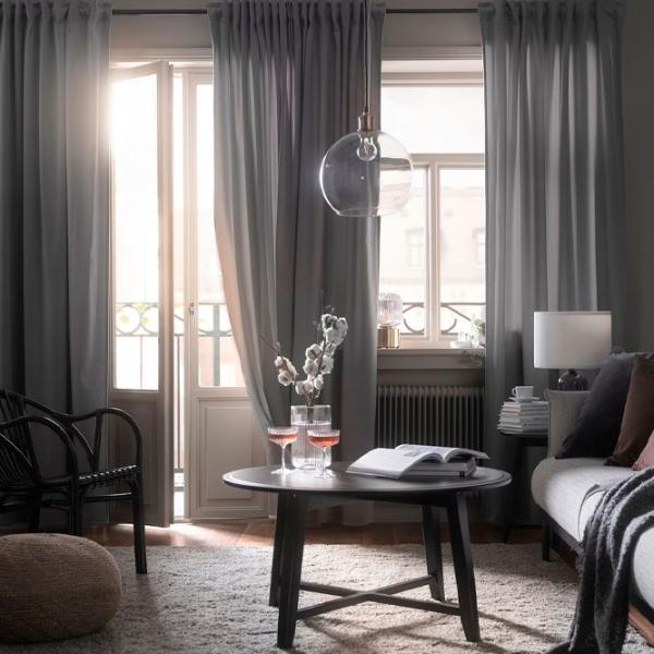 Шторы Ikea Sandsvingel Серый / Полиэстер photo 5