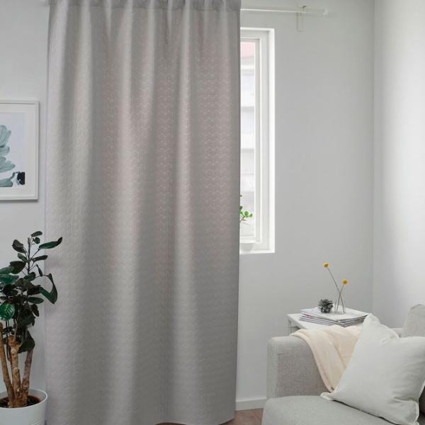 Шторы Ikea Ryssbraken Серый / Полиэстер photo 4