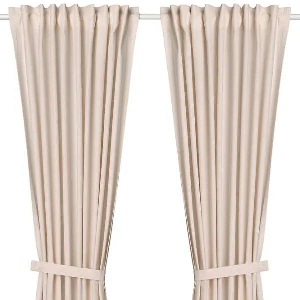 Draperii Ikea Lenda Cream / Bumbac photo 1