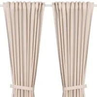 Шторы Ikea Lenda Кремовый / Хлопок