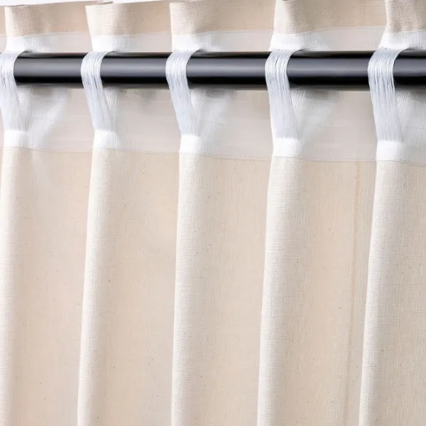 Draperii Ikea Lenda Cream / Bumbac photo 3