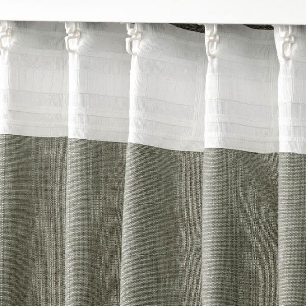 Шторы Ikea Lenda Зеленый / Хлопок photo 2