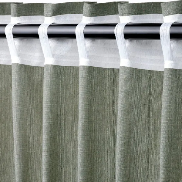 Шторы Ikea Lenda Зеленый / Хлопок photo 3