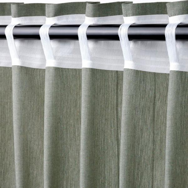Шторы Ikea Lenda Зеленый / Хлопок photo 3