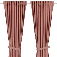 Шторы Ikea Lenda Красный / Хлопок