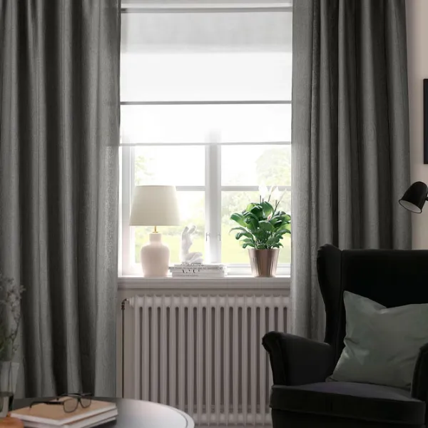 Draperii Ikea Lenda Gray / Bumbac photo 5