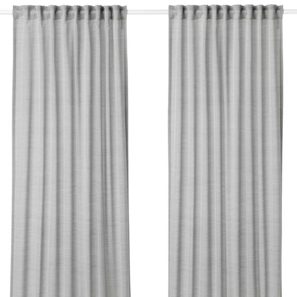 Draperii Ikea Hilja Gray / Poliester photo 1