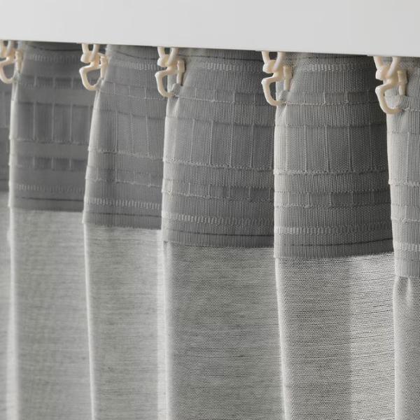 Draperii Ikea Hilja Gray / Poliester photo 3