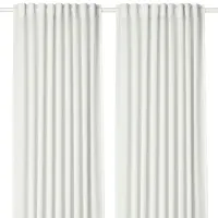 Шторы Ikea Hilja Белый / Полиэстер