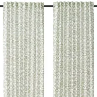 Шторы Ikea Harkorvel Зеленый / Полиэстер