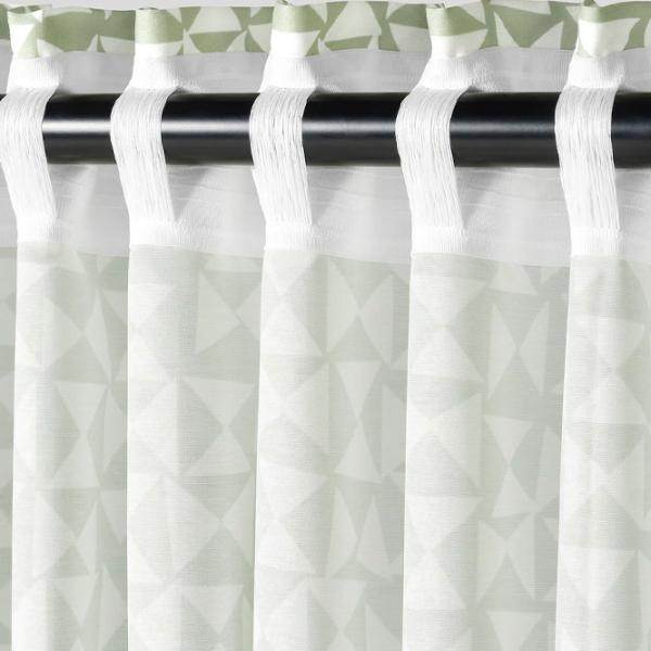 Draperii Ikea Harkorvel Green / Poliester photo 4