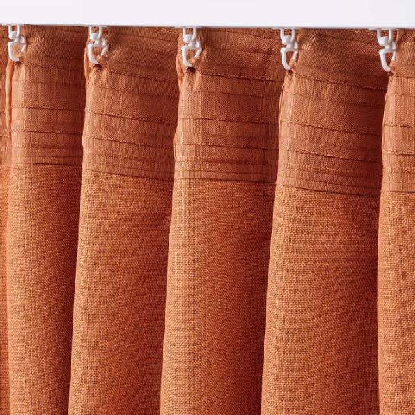 Draperii Ikea Lonnstavmal Red / Poliester photo 3