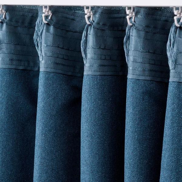 Шторы Ikea Lonnstavmal Синий / Полиэстер photo 2