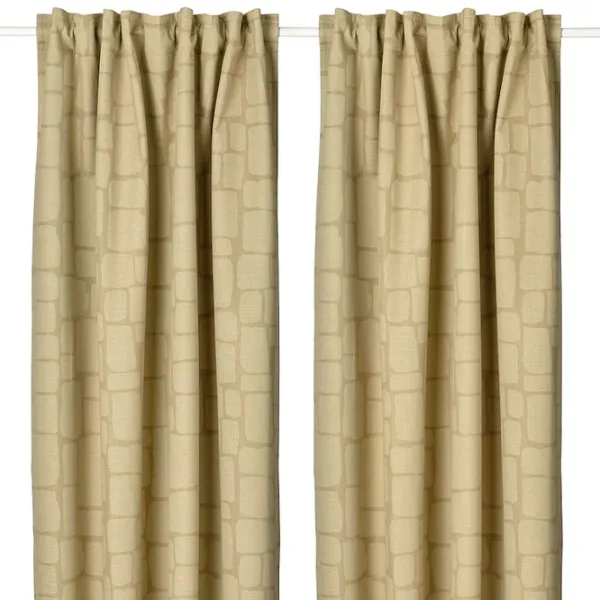 Шторы Ikea Lonnstavmal Зеленый / Полиэстер photo 1