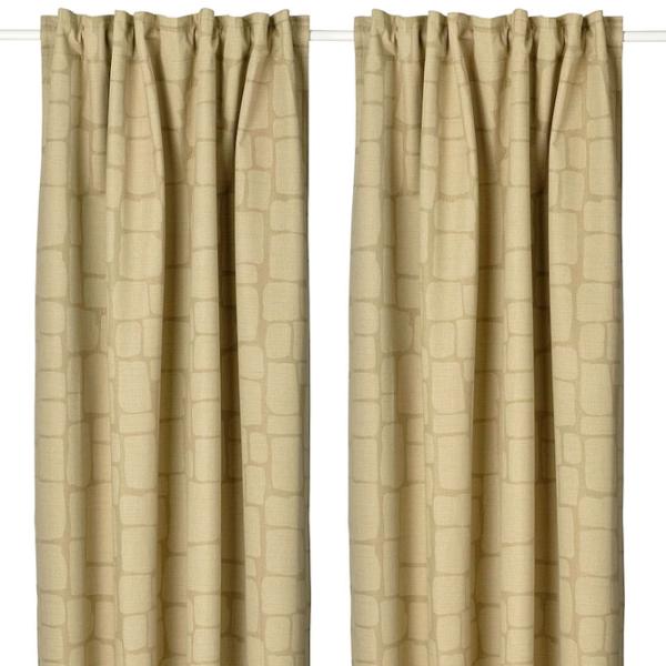 Шторы Ikea Lonnstavmal Зеленый / Полиэстер photo 1