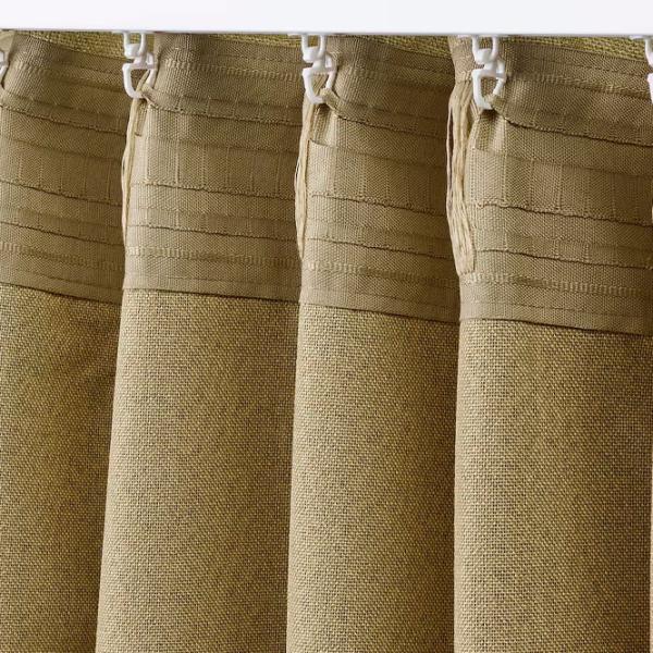 Шторы Ikea Lonnstavmal Зеленый / Полиэстер photo 3