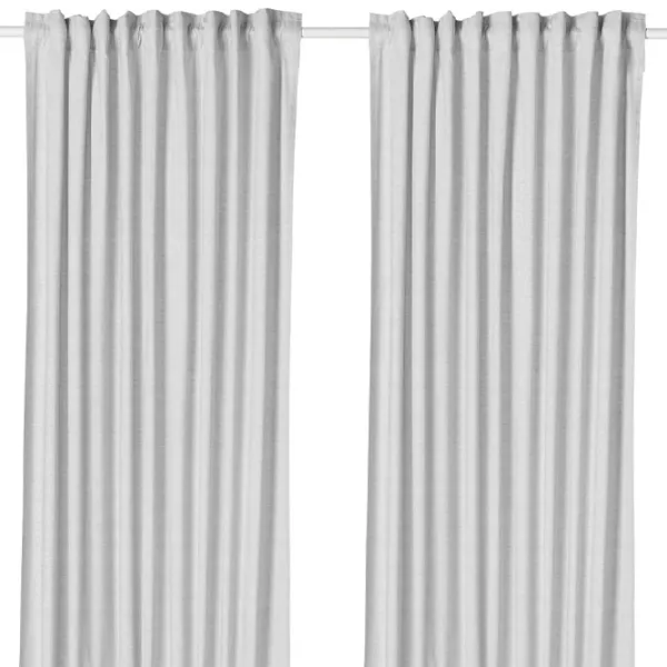 Шторы Ikea Hannalill Серый / Хлопок photo 1