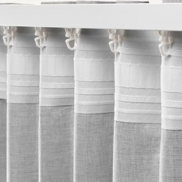Шторы Ikea Hannalill Серый / Хлопок photo 3