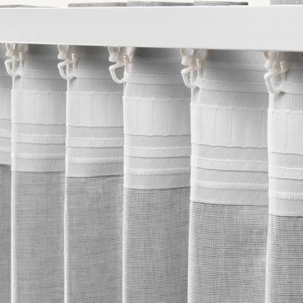 Шторы Ikea Hannalill Серый / Хлопок photo 3