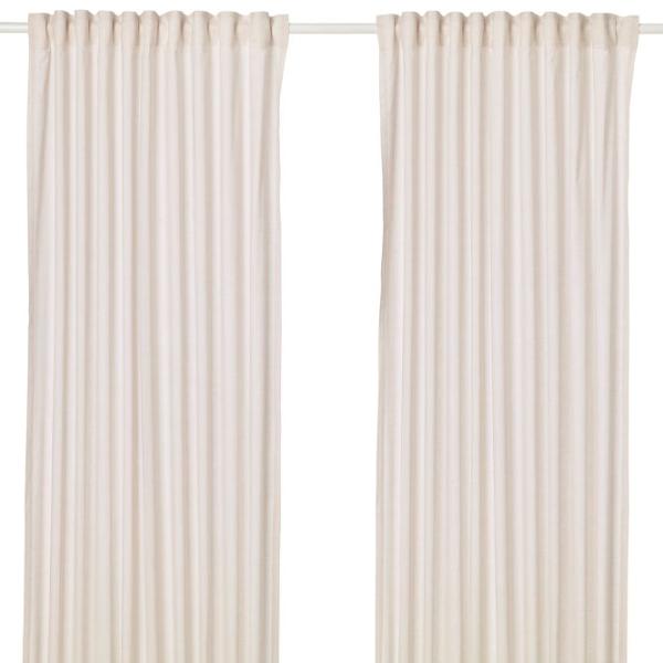 Шторы Ikea Hannalill Бежевый / Хлопок photo 1
