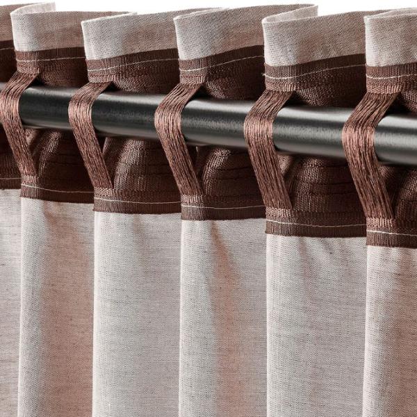Шторы Ikea Hannalill Коричневый / Хлопок photo 5