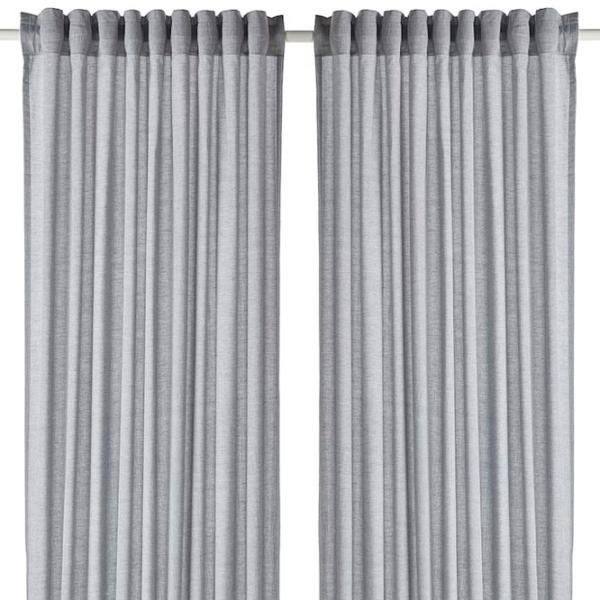 Draperii Ikea Hannalill Gray / Bumbac photo 1