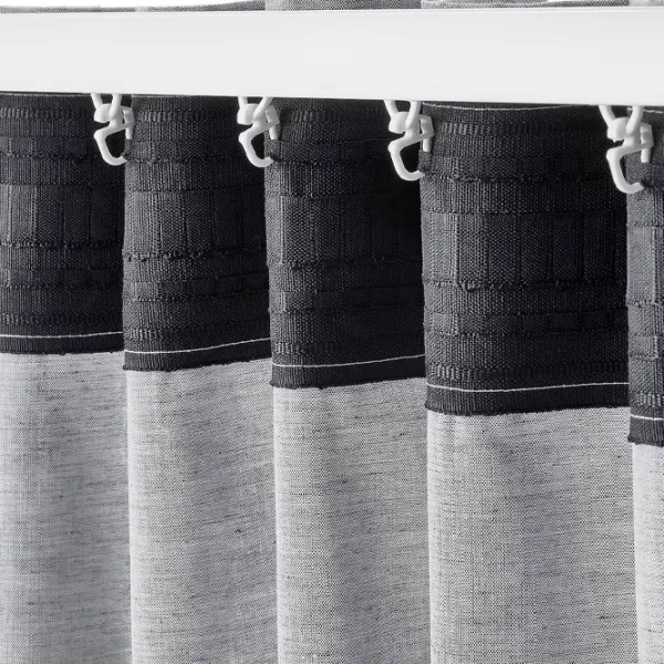 Draperii Ikea Hannalill Gray / Bumbac photo 3