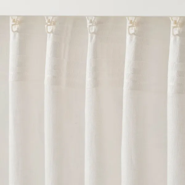Шторы Ikea Dytag Белый / Лён photo 3
