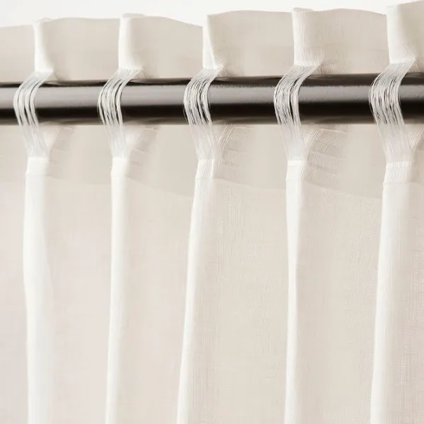 Шторы Ikea Dytag Белый / Лён photo 5