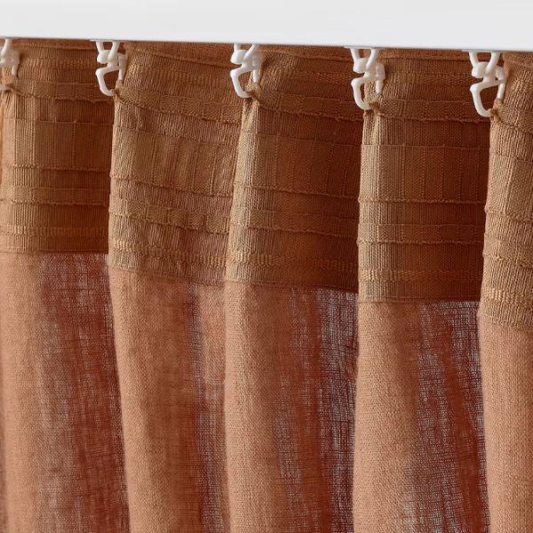 Шторы Ikea Dytag Бежевый / Лён photo 3