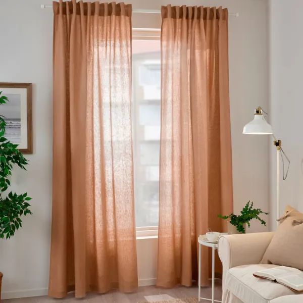 Шторы Ikea Dytag Бежевый / Лён photo 5