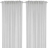 Шторы Ikea Bymott Серый / Хлопок