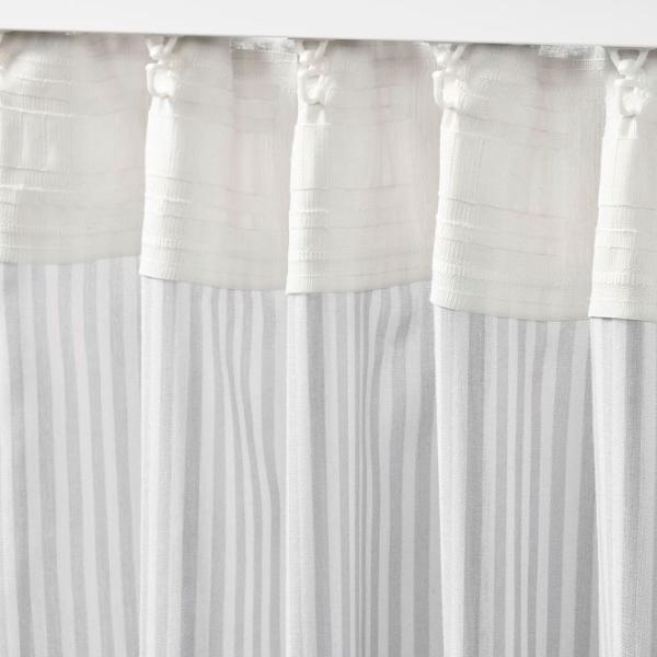 Шторы Ikea Bymott Серый / Хлопок photo 2