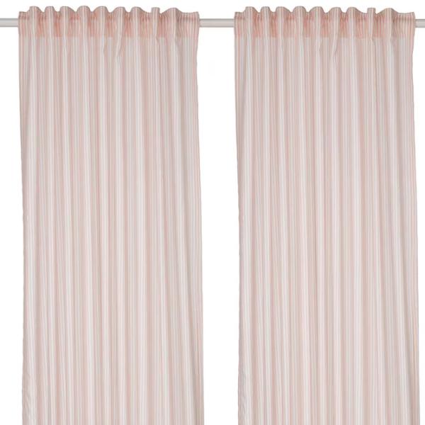 Шторы Ikea Bymott Бежевый / Хлопок photo 1