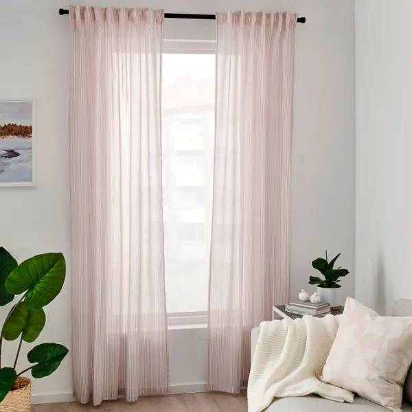 Шторы Ikea Bymott Бежевый / Хлопок photo 5