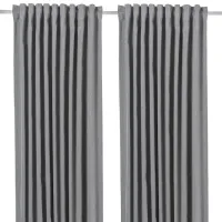 Шторы Ikea Blahuva Серый / Полиэстер