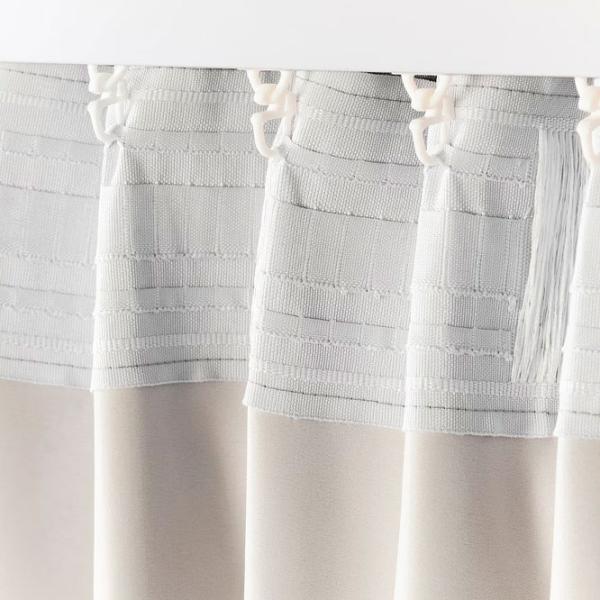 Шторы Ikea Blahuva Серый / Полиэстер photo 2