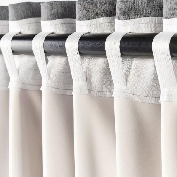 Шторы Ikea Blahuva Серый / Полиэстер photo 4