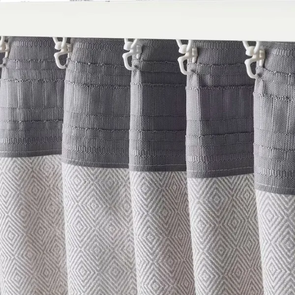 Шторы Ikea Fjadermott Серый / Хлопок photo 3