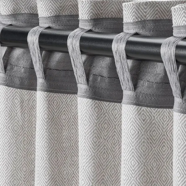 Шторы Ikea Fjadermott Серый / Хлопок photo 4