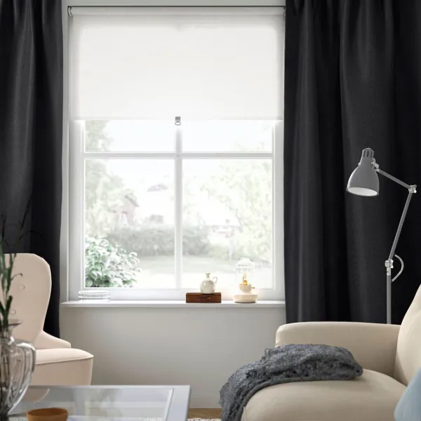 Шторы Ikea Annakajsa Черный / Полиэстер photo 2