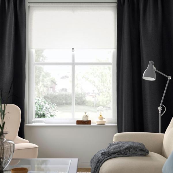 Шторы Ikea Annakajsa Черный / Полиэстер photo 2