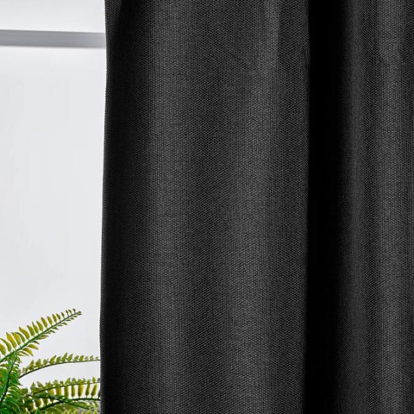 Шторы Ikea Annakajsa Черный / Полиэстер photo 3