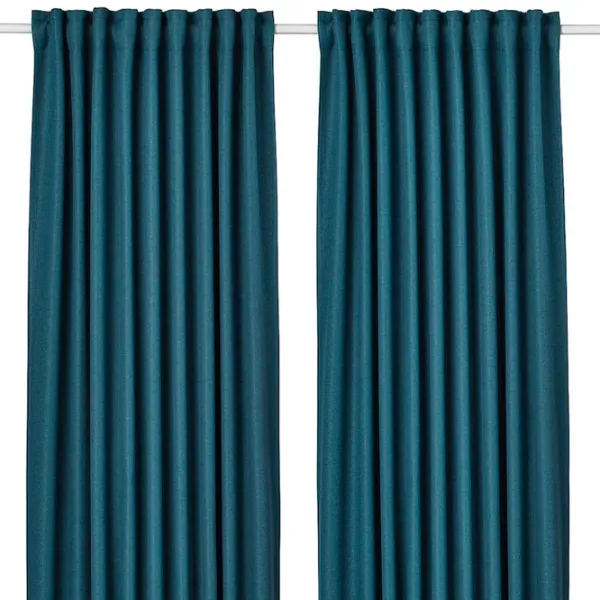 Шторы Ikea Annakajsa Синий / Полиэстер photo 1